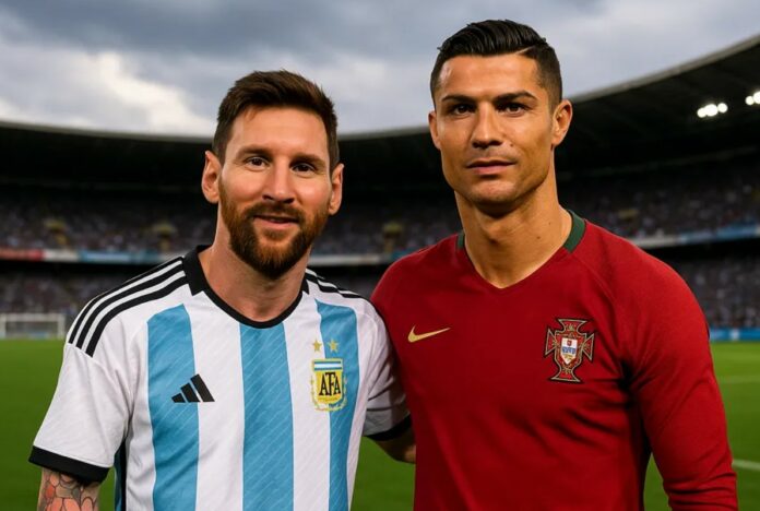 Lionel Messi og Cristiano Ronaldo