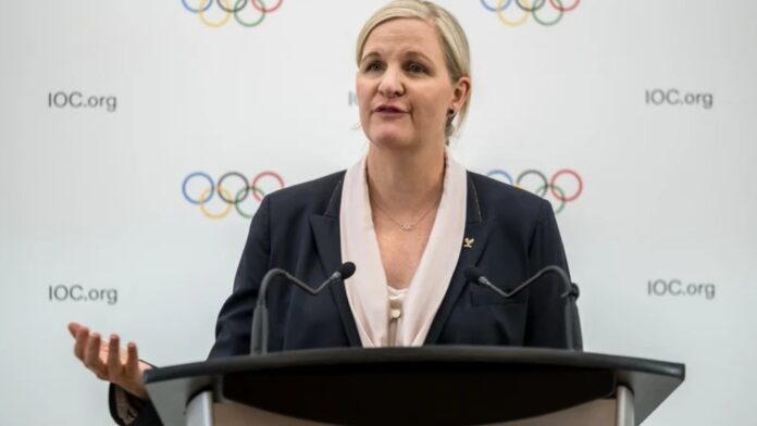 IOC president Kirsty Coventry