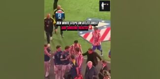 Diego Simeone i heftig krangel med Arsenal spiller
