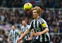 Ett steg nærmere signering av Newcastle-stjernen Anthony Gordon