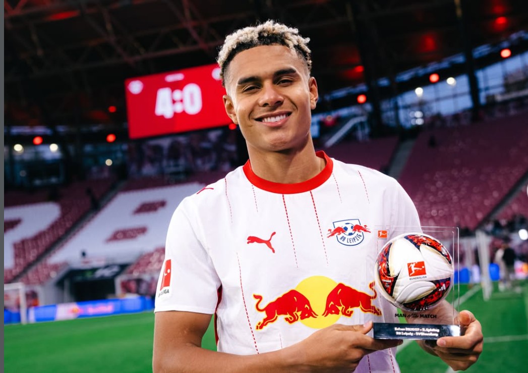 Ørjan Nyland og Antonio Nusa strålte med Premier League gigant på tribunen